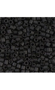 Miyuki delica beads 8/0 - Matted black DBL-310